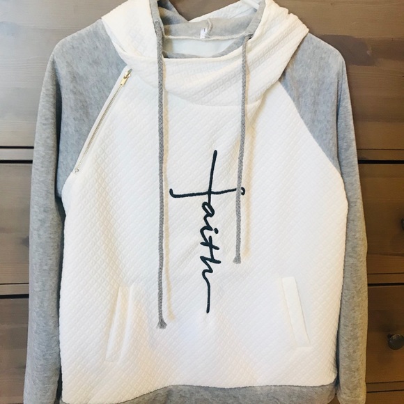 women's faith hoodie sweatshirt